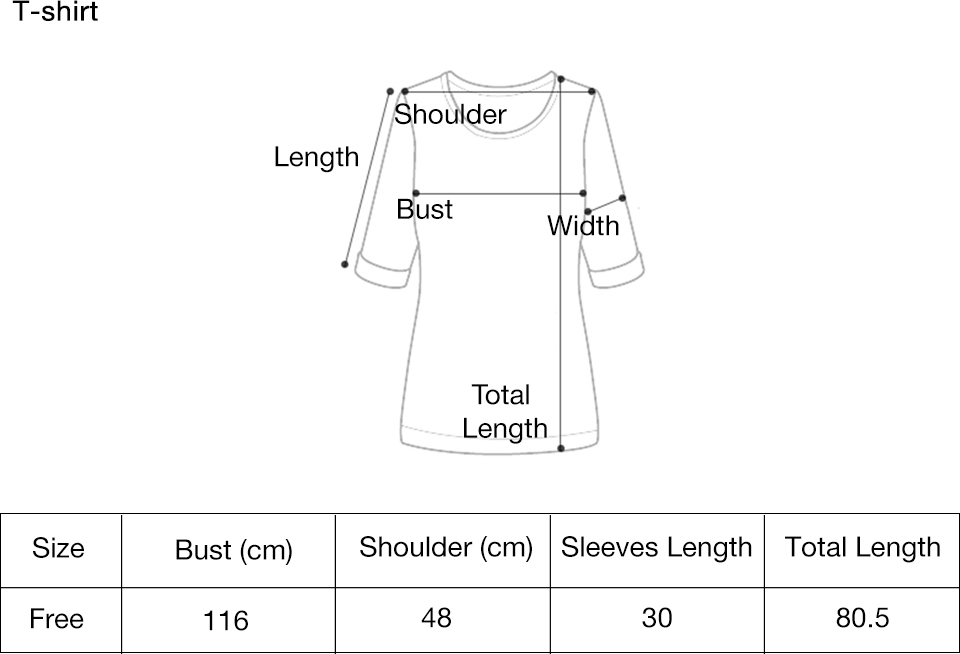 Korea Size Chart - SGshop